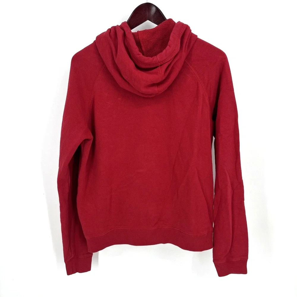 Nike San Francisco 49ers Funnel Hoodie Sweatshirt Womens Large Red NFL Football